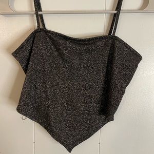 Never worn Sparkly crop top